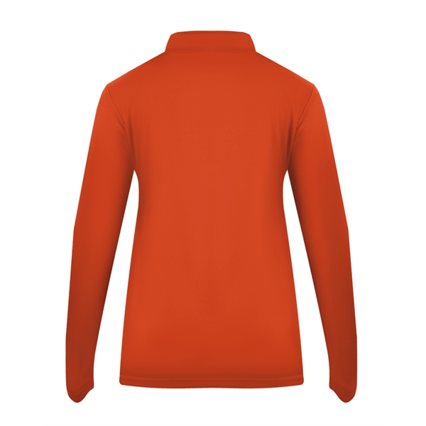 1/4 Zip Badger sport paneled shoulder for maximum movement, thumb holes... from ASI 37461 Augusta Sportswear