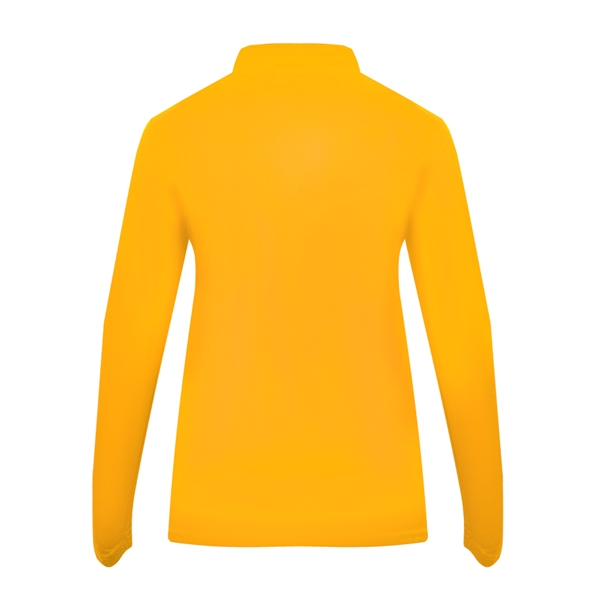 1/4 Zip Badger sport paneled shoulder for maximum movement, thumb holes... from ASI 37461 Augusta Sportswear