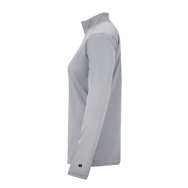 1/4 Zip Badger sport paneled shoulder for maximum movement, thumb holes... from ASI 37461 Augusta Sportswear