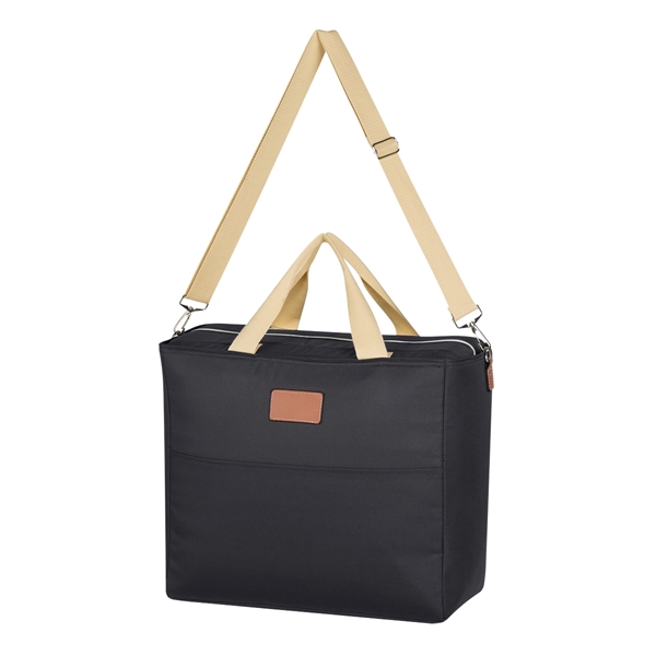 Cooler tote bag with laminated foam insulation, an adjustable and removable... from ASI 61125 Hit Promotional Products / Hit®