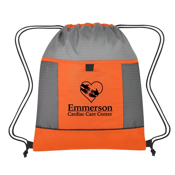 Honeycomb Ripstop Drawstring Bag.  Made of 420 Denier Ripstop. ... from ASI 61125 Hit Promotional Products / Hit®