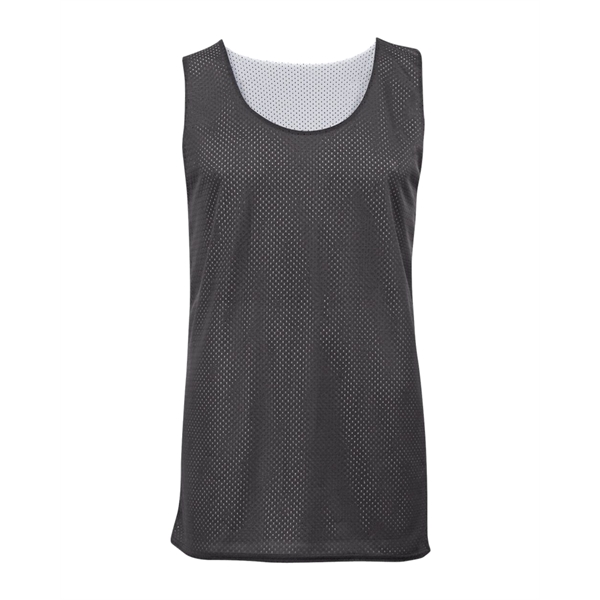 Mesh tank with double-needle hem, Reversible, Each layer individually bottom hemmed... from ASI 37461 Augusta Sportswear