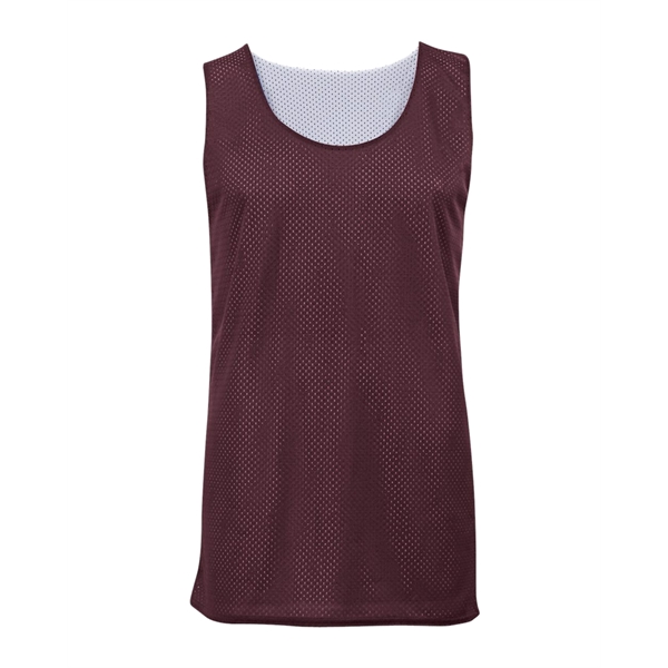 Mesh tank with double-needle hem, Reversible, Each layer individually bottom hemmed... from ASI 37461 Augusta Sportswear
