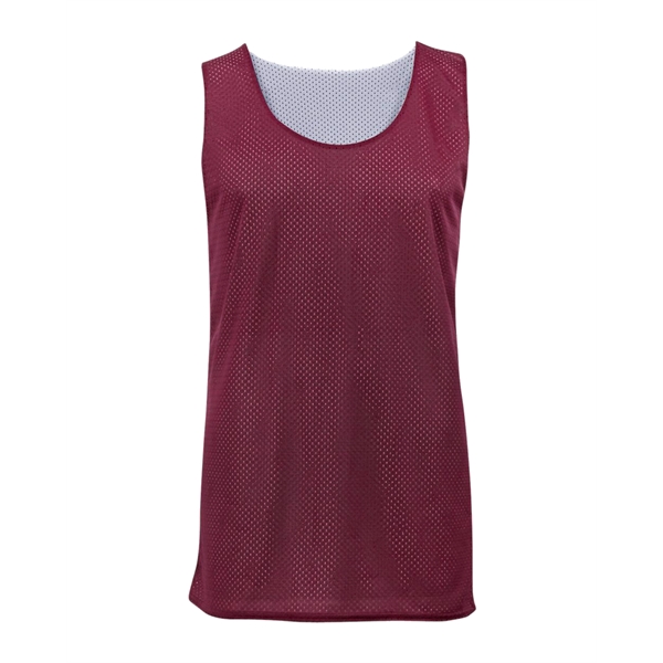 Mesh tank with double-needle hem, Reversible, Each layer individually bottom hemmed... from ASI 37461 Augusta Sportswear