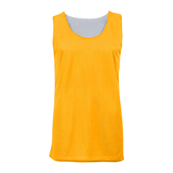 Mesh tank with double-needle hem, Reversible, Each layer individually bottom hemmed... from ASI 37461 Augusta Sportswear