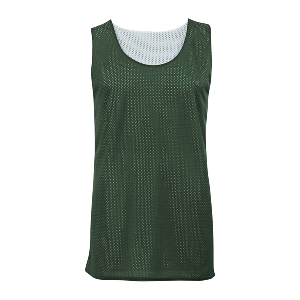 Mesh tank with double-needle hem, Reversible, Each layer individually bottom hemmed... from ASI 37461 Augusta Sportswear
