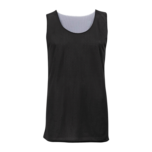 Mesh tank with double-needle hem, Reversible, Each layer individually bottom hemmed... from ASI 37461 Augusta Sportswear