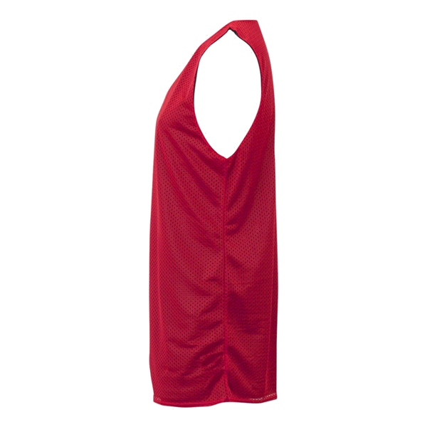 Mesh tank with double-needle hem, Reversible, Each layer individually bottom hemmed... from ASI 37461 Augusta Sportswear