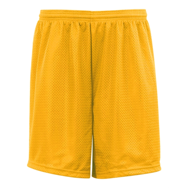 Youth shorts with double-needle hem, covered elastic waistband with drawcord, 6"... from ASI 37461 Augusta Sportswear