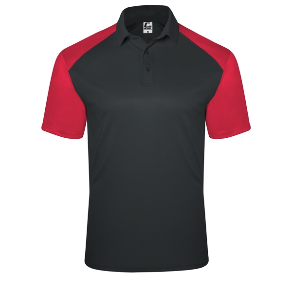Sport polo with three button placket, solid knit collar, taped back... from ASI 37461 Augusta Sportswear