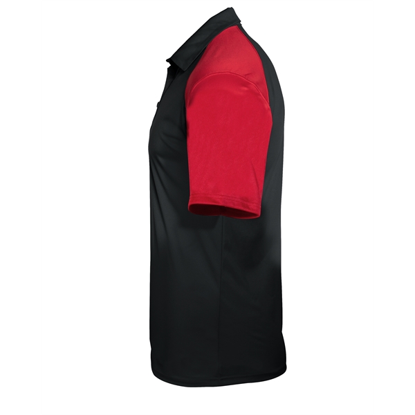 Sport polo with three button placket, solid knit collar, taped back... from ASI 37461 Augusta Sportswear