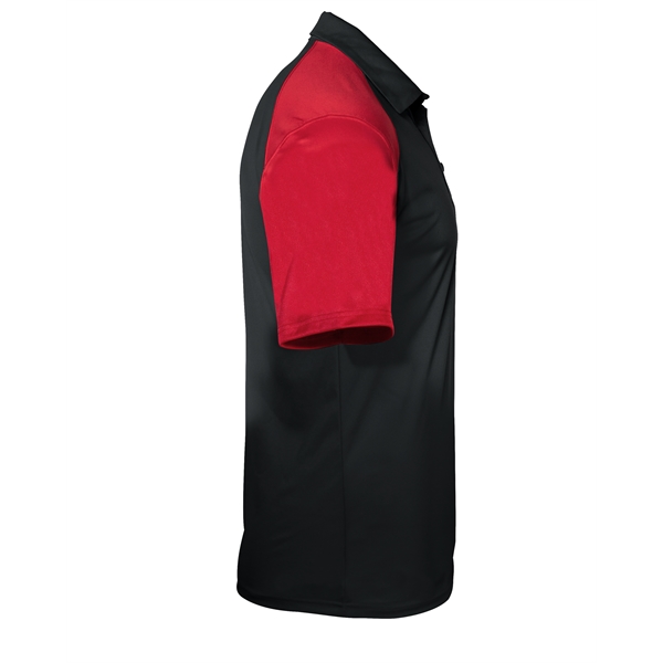 Sport polo with three button placket, solid knit collar, taped back... from ASI 37461 Augusta Sportswear