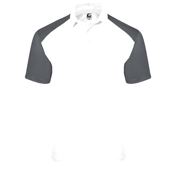 Sport polo with three button placket, solid knit collar, taped back... from ASI 37461 Augusta Sportswear