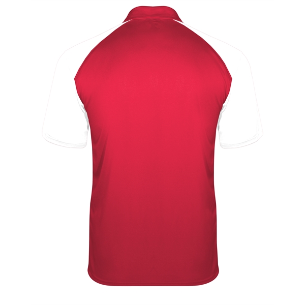 Sport polo with three button placket, solid knit collar, taped back... from ASI 37461 Augusta Sportswear