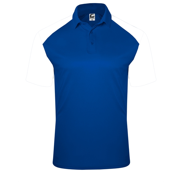 Sport polo with three button placket, solid knit collar, taped back... from ASI 37461 Augusta Sportswear
