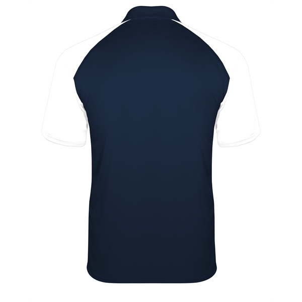 Sport polo with three button placket, solid knit collar, taped back... from ASI 37461 Augusta Sportswear