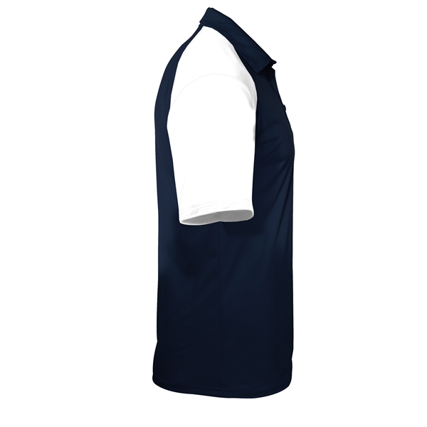 Sport polo with three button placket, solid knit collar, taped back... from ASI 37461 Augusta Sportswear