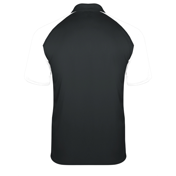 Sport polo with three button placket, solid knit collar, taped back... from ASI 37461 Augusta Sportswear