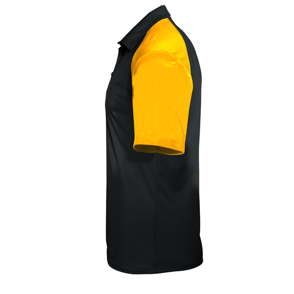 Sport polo with three button placket, solid knit collar, taped back... from ASI 37461 Augusta Sportswear