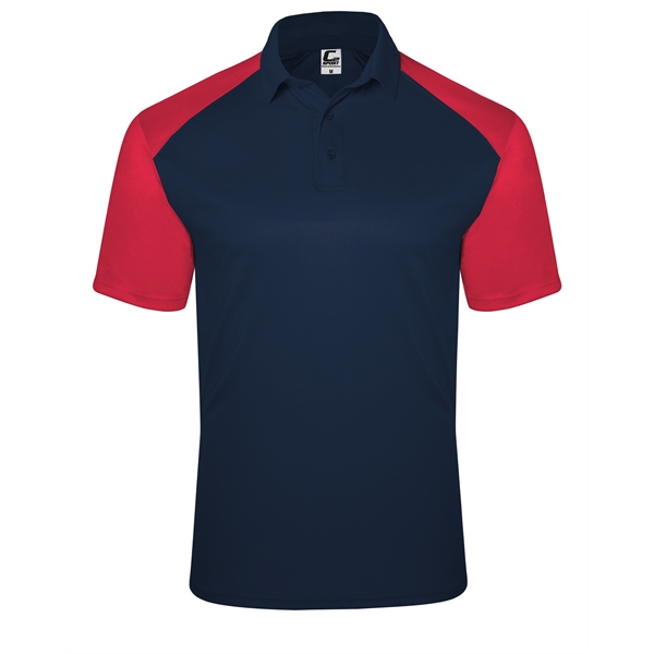 Sport polo with three button placket, solid knit collar, taped back... from ASI 37461 Augusta Sportswear