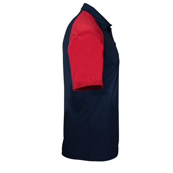 Sport polo with three button placket, solid knit collar, taped back... from ASI 37461 Augusta Sportswear