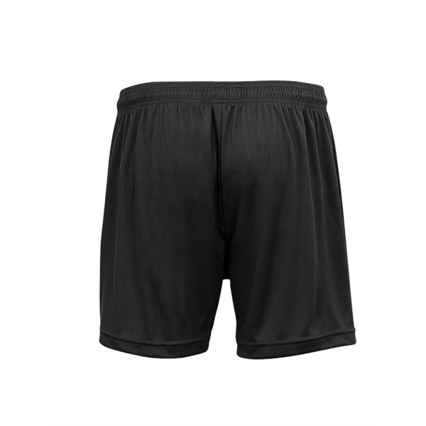 Girl's shorts with 1.5" Covered elastic and drawcord, Double-needle hem, Badger... from ASI 37461 Augusta Sportswear