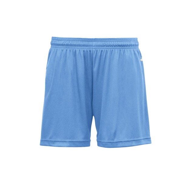 Girl's shorts with 1.5" Covered elastic and drawcord, Double-needle hem, Badger... from ASI 37461 Augusta Sportswear
