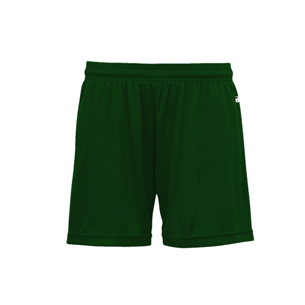 Girl's shorts with 1.5" Covered elastic and drawcord, Double-needle hem, Badger... from ASI 37461 Augusta Sportswear