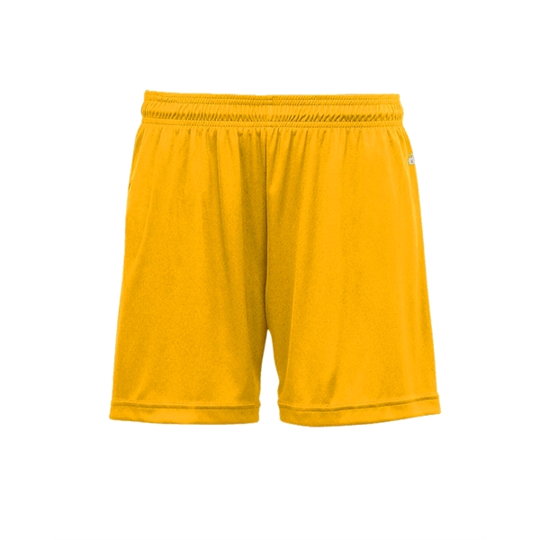 Girl's shorts with 1.5" Covered elastic and drawcord, Double-needle hem, Badger... from ASI 37461 Augusta Sportswear