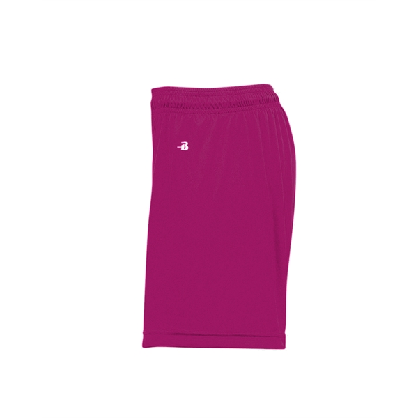 Girl's shorts with 1.5" Covered elastic and drawcord, Double-needle hem, Badger... from ASI 37461 Augusta Sportswear