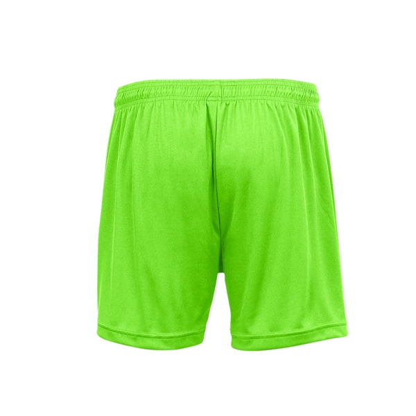 Girl's shorts with 1.5" Covered elastic and drawcord, Double-needle hem, Badger... from ASI 37461 Augusta Sportswear