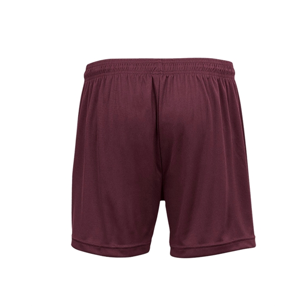 Girl's shorts with 1.5" Covered elastic and drawcord, Double-needle hem, Badger... from ASI 37461 Augusta Sportswear