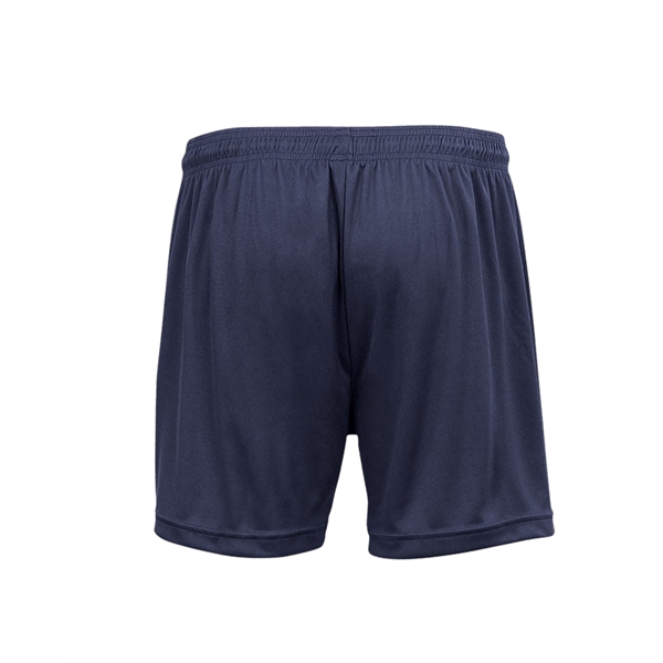 Girl's shorts with 1.5" Covered elastic and drawcord, Double-needle hem, Badger... from ASI 37461 Augusta Sportswear