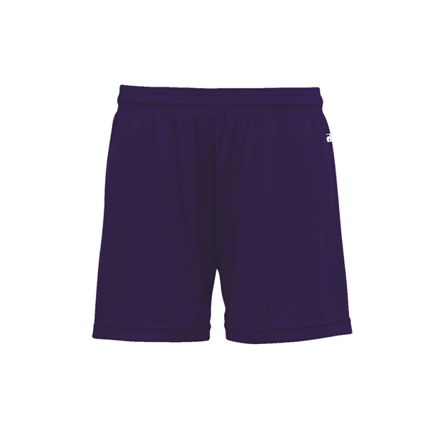Girl's shorts with 1.5" Covered elastic and drawcord, Double-needle hem, Badger... from ASI 37461 Augusta Sportswear