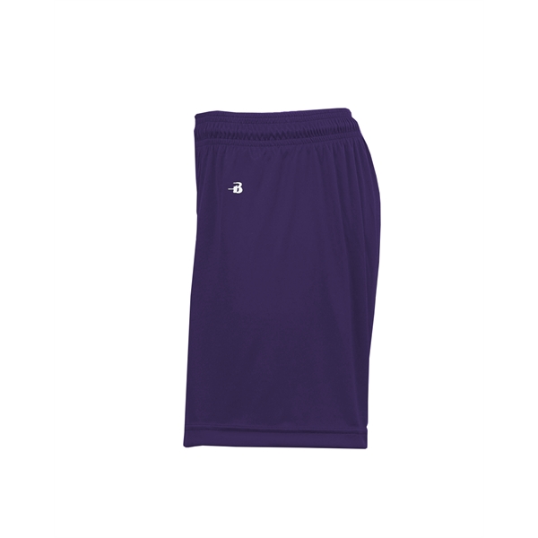 Girl's shorts with 1.5" Covered elastic and drawcord, Double-needle hem, Badger... from ASI 37461 Augusta Sportswear