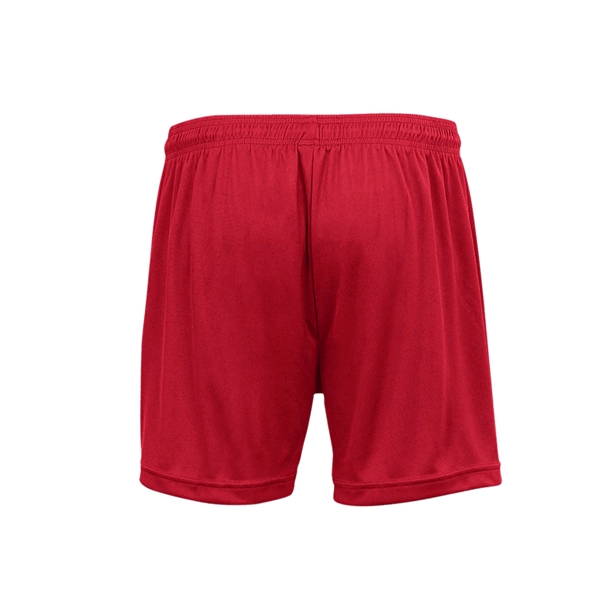 Girl's shorts with 1.5" Covered elastic and drawcord, Double-needle hem, Badger... from ASI 37461 Augusta Sportswear
