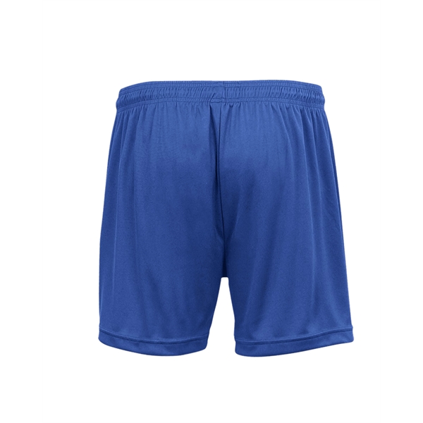 Girl's shorts with 1.5" Covered elastic and drawcord, Double-needle hem, Badger... from ASI 37461 Augusta Sportswear