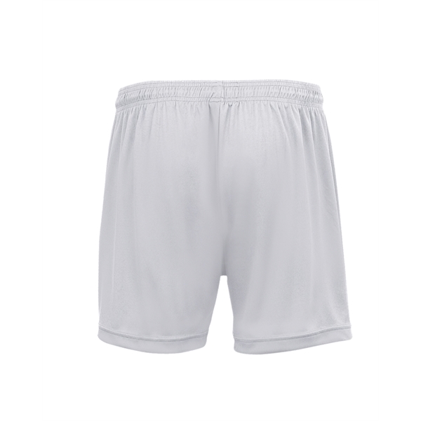Girl's shorts with 1.5" Covered elastic and drawcord, Double-needle hem, Badger... from ASI 37461 Augusta Sportswear