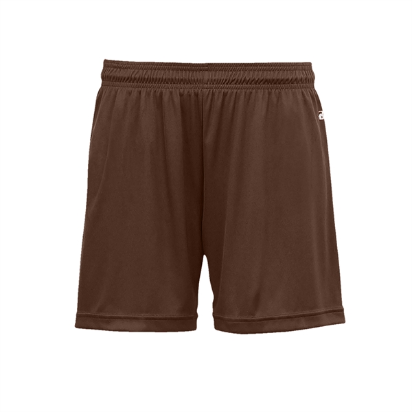 Women's shorts with double-needle hem, 1. 5 in Elastic waistband with... from ASI 37461 Augusta Sportswear
