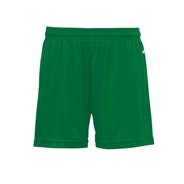 Women's shorts with double-needle hem, 1. 5 in Elastic waistband with... from ASI 37461 Augusta Sportswear