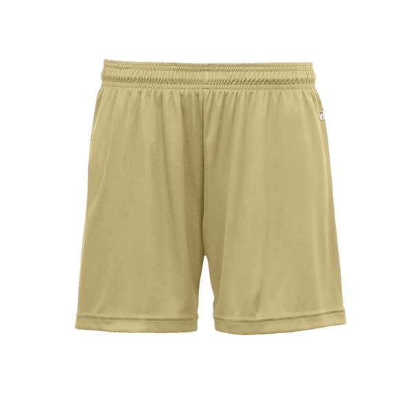 Women's shorts with double-needle hem, 1. 5 in Elastic waistband with... from ASI 37461 Augusta Sportswear