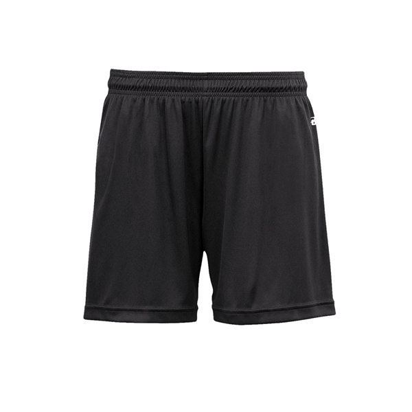 Women's shorts with double-needle hem, 1. 5 in Elastic waistband with... from ASI 37461 Augusta Sportswear