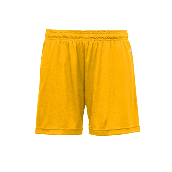 Women's shorts with double-needle hem, 1. 5 in Elastic waistband with... from ASI 37461 Augusta Sportswear