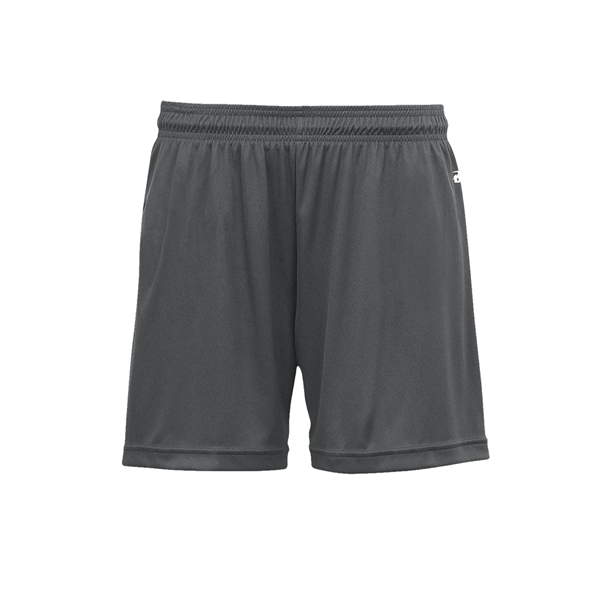 Women's shorts with double-needle hem, 1. 5 in Elastic waistband with... from ASI 37461 Augusta Sportswear