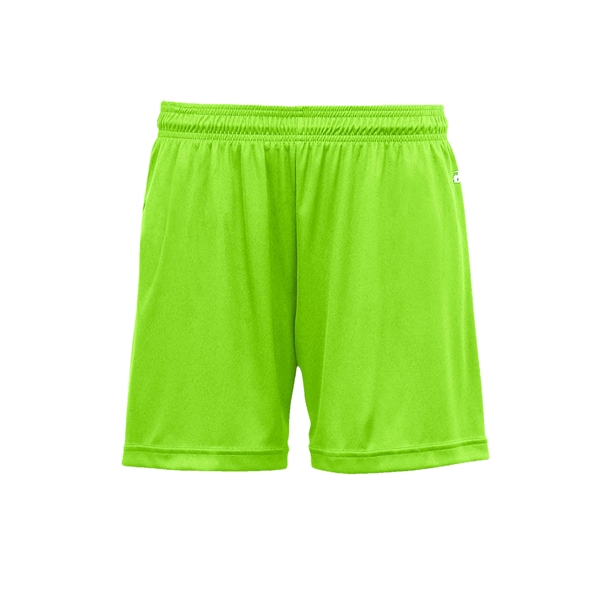 Women's shorts with double-needle hem, 1. 5 in Elastic waistband with... from ASI 37461 Augusta Sportswear