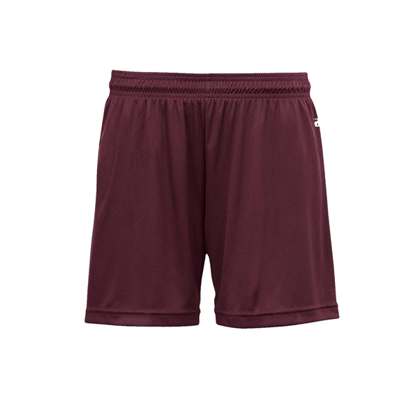 Women's shorts with double-needle hem, 1. 5 in Elastic waistband with... from ASI 37461 Augusta Sportswear