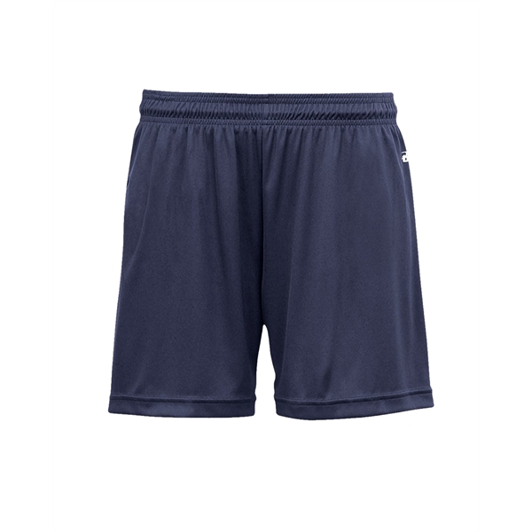 Women's shorts with double-needle hem, 1. 5 in Elastic waistband with... from ASI 37461 Augusta Sportswear