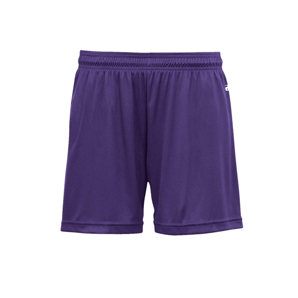 Women's shorts with double-needle hem, 1. 5 in Elastic waistband with... from ASI 37461 Augusta Sportswear