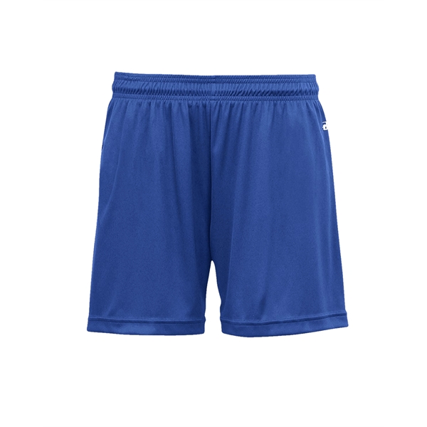 Women's shorts with double-needle hem, 1. 5 in Elastic waistband with... from ASI 37461 Augusta Sportswear
