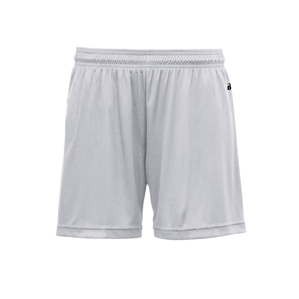 Women's shorts with double-needle hem, 1. 5 in Elastic waistband with... from ASI 37461 Augusta Sportswear